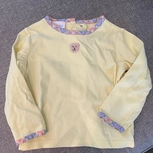 American Girl Bitty Baby Yellow Teddy Bear Shirt size M